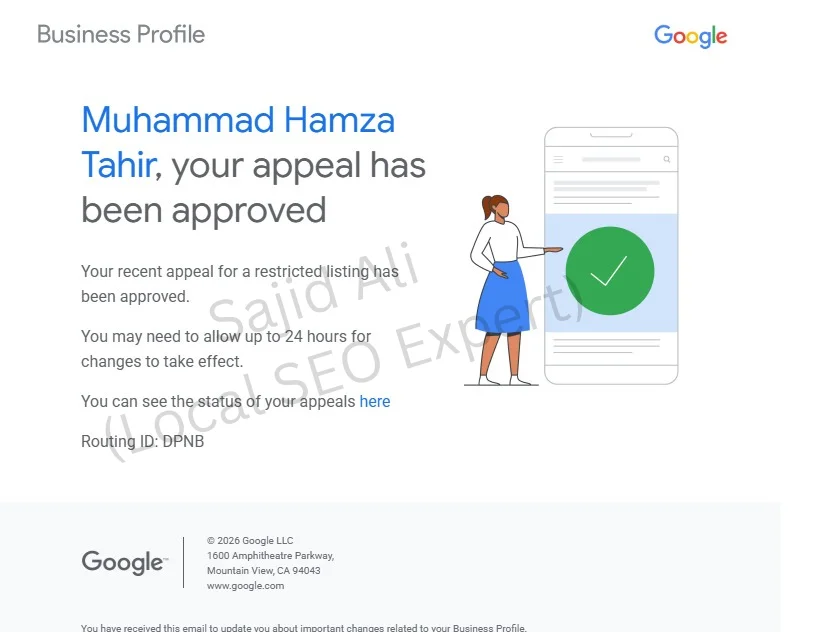 Local SEO Service By Sajid Ali