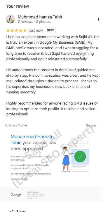 Sajid Ali Local SEO Expert